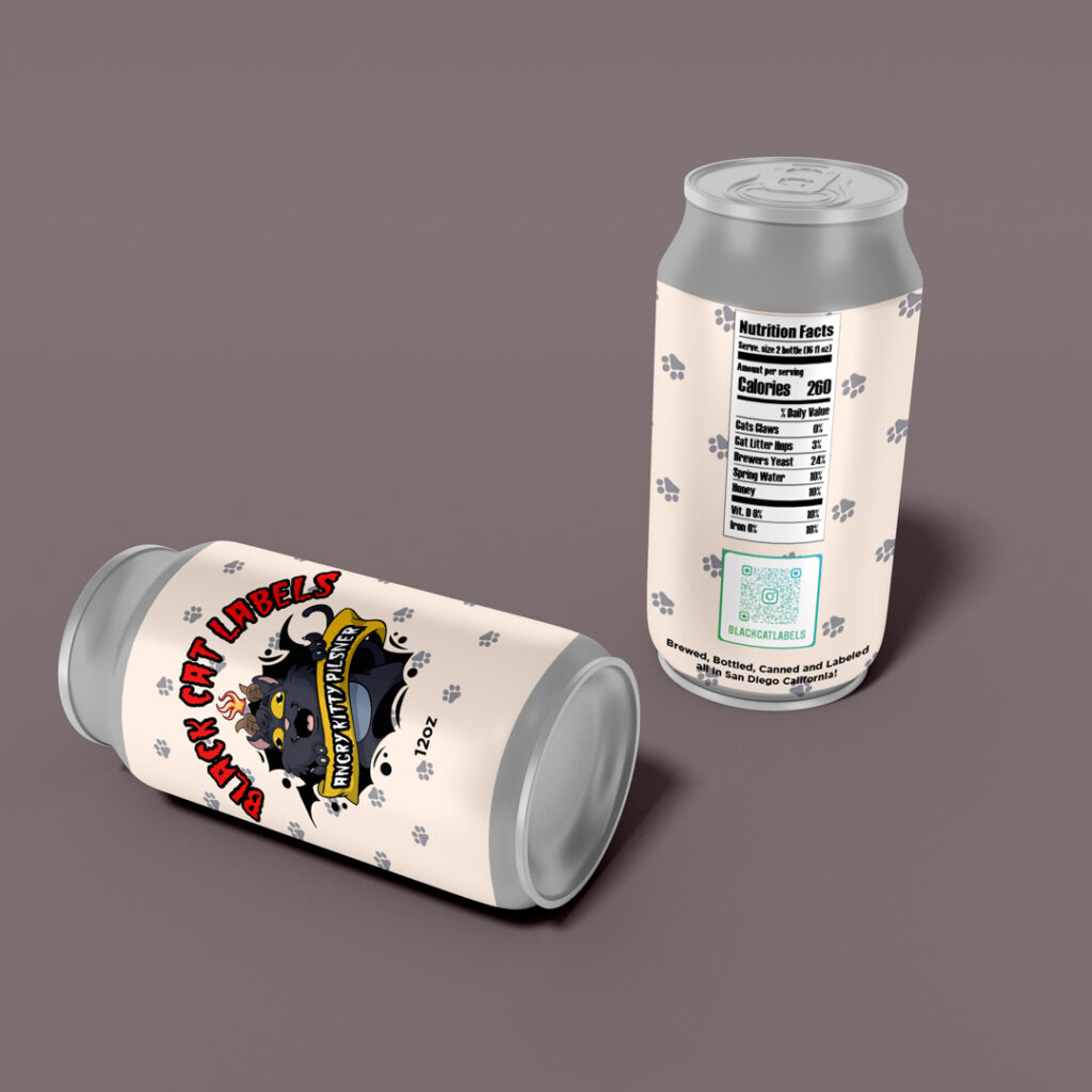 Custom Roll Labels – Black Cat Labels